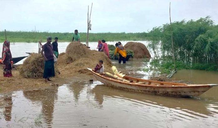 দোহারে বাড়ছে পদ্মার পানি; বাড়ছে আতঙ্ক