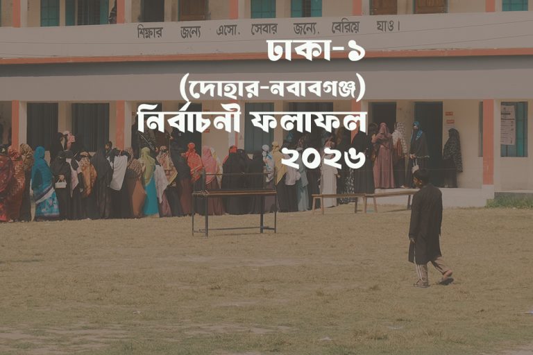 ঢাকা-১ (দোহার-নবাবগঞ্জ)-এর সংসদ নির্বাচনের চুড়ান্ত ফল
