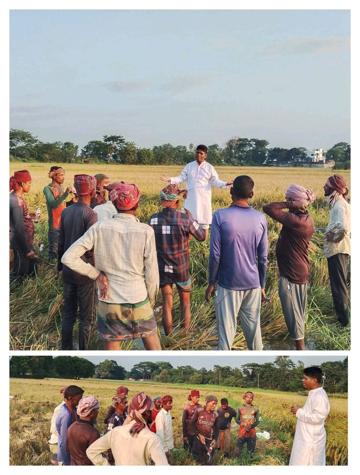 আড়িয়াল বিল এলাকায় কৃষকদের সতর্কতা ও সচেতনতা সভা, বজ্রপাতে মৃত্যুর ঝুঁকি কমানোর উপায় আলোচনা।.