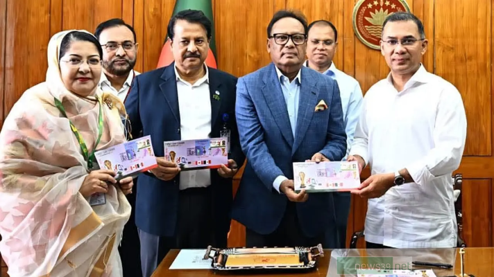 ফুটবল বিশ্বকাপ উপলক্ষে স্মারক ডাকটিকিট উন্মোচন করলেন প্রধানমন্ত্রী