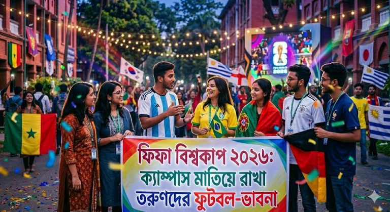 ফিফা বিশ্বকাপ ২০২৬: ক্যাম্পাস মাতিয়ে রাখা তরুণদের ফুটবল-ভাবনা